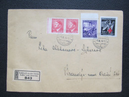 BRIEF Ledeč Nad Sázavou - Brandýs Nad Laben 1943 /// P6078 - Storia Postale