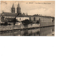 77 MELUN Notre Dame Et La Maison Centrale 1914 - Melun