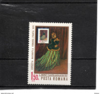 ROUMANIE 1970 Peinture De Monet, La Dame En Vert Yvert 2531, Michel 2837 NEUF** MNH - Neufs