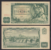 TSCHECHOSLOWAKEI - CZECHOSLOVAKIA 100 KORUN 1961 Pick 91e VF (3) P61    (30324 - Cecoslovacchia