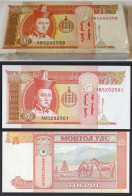 Mongolei - Mongolia 5 Tugrik 1993 Bundle á 100 Stück Pick 53 UNC (1)    (90144 - Otros – Asia