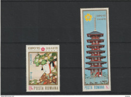 ROUMANIE 1970 EXPOSITION INTERNATIONALE OSAKA Yvert 2537-2538, Michel 2838-2839 NEUF** MNH - Ongebruikt