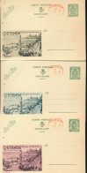 BELGIUM PPS SBEP 7 315 P010  OOSTENDE  SET (3) UNUSED - Werbepostkarten