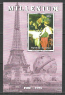 MILLENIUM 1999 Mint Block MNH(**) Painting Chess - Vignettes De Fantaisie