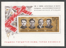 Russia USSR 1968 Block , Mi. # 54 Mint MNH(**) Space - Blokken & Velletjes