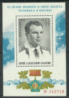 Russia USSR 1976 , Block , Mi. # 111 Mint MNH(**) Space Gagarin - Blocks & Kleinbögen