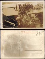 Foto  Kapelle Verlässt Das Schiff Dampfer Steamer 1928 Privatfoto - Steamers