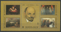 Russia USSR 1987 , Block , Mi. # 191 Mint MNH(**) Painting  Lenin - Blocks & Sheetlets & Panes