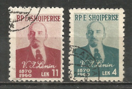 ALBANIA 1960 Used Stamps Set Lenin - Albanien