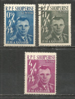 ALBANIA 1962 Mint/used Set Space - Albanie