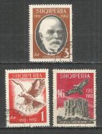 ALBANIA 1962 Used Stamps Mi.# 709-711 - Albanien