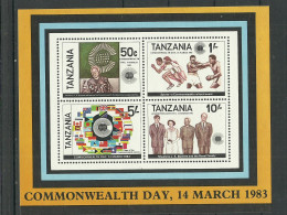 Tanzania 1983 Year, Mint Block  MNH(**)  - Tanzanie (1964-...)