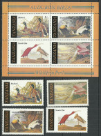 Tanzania 1986 Year, Set + Block Mint Stamps MNH(**)  Birds - Tansania (1964-...)