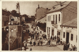 ROMANIA SUCEAVA - REPUBLICII STREET, BUILDINGS, CHURCH, PEOPLE, SHOPS, ADVERTISEMENTS - Rumänien