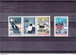 ROUMANIE 1970 INONDATION Yvert 2567-2569 + PA 225, Michel 2883-2886 NEUF** MNH Cote 3,50 Euros - Nuevos