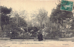 *CPA  - 34 - CETTE - (SETE) - Entrée Du Jardin Du Château D'eau - Sete (Cette)