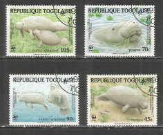 Togo 1984 Year, Set, Used Stamps (o) WWF - Togo (1960-...)