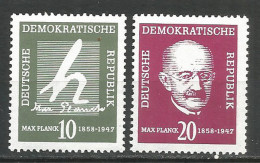 Germany DDR 1958 Year MNH(**) Mi.# 626-27 - Ungebraucht