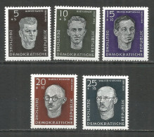 Germany DDR 1958 Year MNH(**) Mi.# 635-39 - Unused Stamps