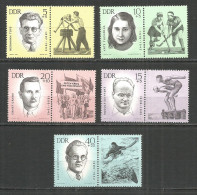 Germany DDR 1963 Year MNH(**) Mi.# 983-87 - Ongebruikt