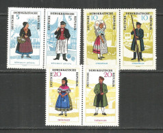 Germany DDR 1964 Year MNH(**) Mi.# 1074-79 Zd. - Unused Stamps