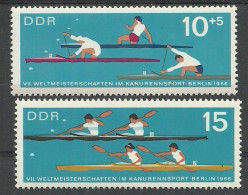 Germany DDR 1966 Year MNH(**) Mi.# 1202-03 Sport - Unused Stamps