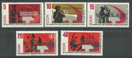 Germany DDR 1967 Year MNH(**) Mi.# 1312-16 - Nuovi