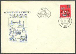 Germany DDR Cover 1957 Year - Brieven En Documenten