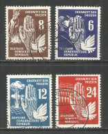 Germany DDR 1950 Year Used Stamps Mi.# 276-279 - Gebruikt