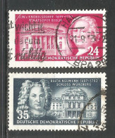 Germany DDR 1953 Year Used Stamps Mi.# 382-383 - Gebraucht