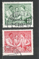 Germany DDR 1955 Year Used Stamps Mi.# 450-451 - Gebruikt