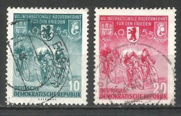 Germany DDR 1955 Year Used Stamps Mi.# 470-471 - Used Stamps