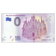 C2641# 0 Euros. España. Astorga. Palacio Gaudí (SC) 2018-1A - [ 8] Fakes & Specimens