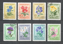 Mongolia 1960 Used Stamps CTO , Flowers - Mongolei