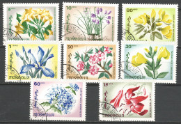 Mongolia 1966 Used Stamps CTO Flowers - Mongolei