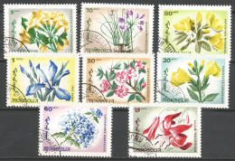 Mongolia 1966 Used Stamps CTO Flowers - Mongolië