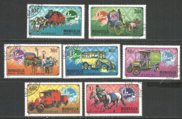 Mongolia 1974 Used Stamps CTO Cars Transport - Mongolei