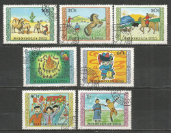 Mongolia 1976 Used Stamps CTO  - Mongolië