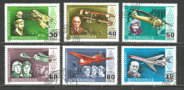 Mongolia 1978 Used Stamps CTO Aviation - Mongolie