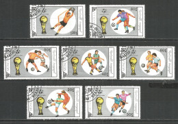 Mongolia 1990 Used Stamps CTO Soccer  Football - Mongolei