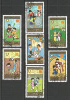 Mongolia 1987 Used Stamps CTO Children - Mongolië