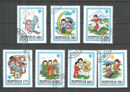 Mongolia 1980 Used Stamps CTO Children - Mongolie