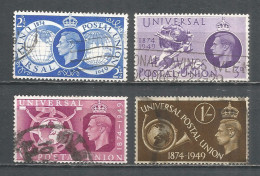 Great Britain 1949 Year Used Stamps  - Gebraucht