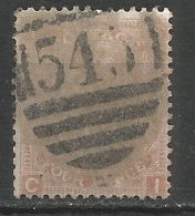 Great Britain 1863 Year Used Stamp Wz.4z - Gebraucht