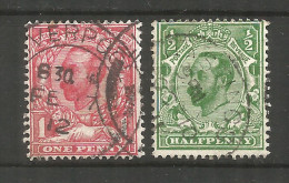 Great Britain 1911 Year Used Stamps Set - Oblitérés