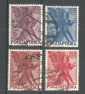 Poland 1930 Year, Used Stamps Set - Usados