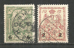 Poland 1915 Year, Used Stamps Set  Warsaw - Gebraucht