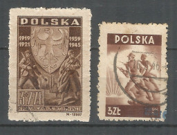 Poland 1948 Year , Used Stamps Mi.# 437-38 - Gebruikt