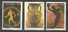 Guyana 1987 Used CTO Stamps Set Sport  - Guyane (1966-...)