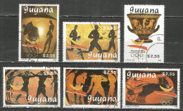 Guyana 1989 Used CTO Stamps Set Sport - Guyana (1966-...)